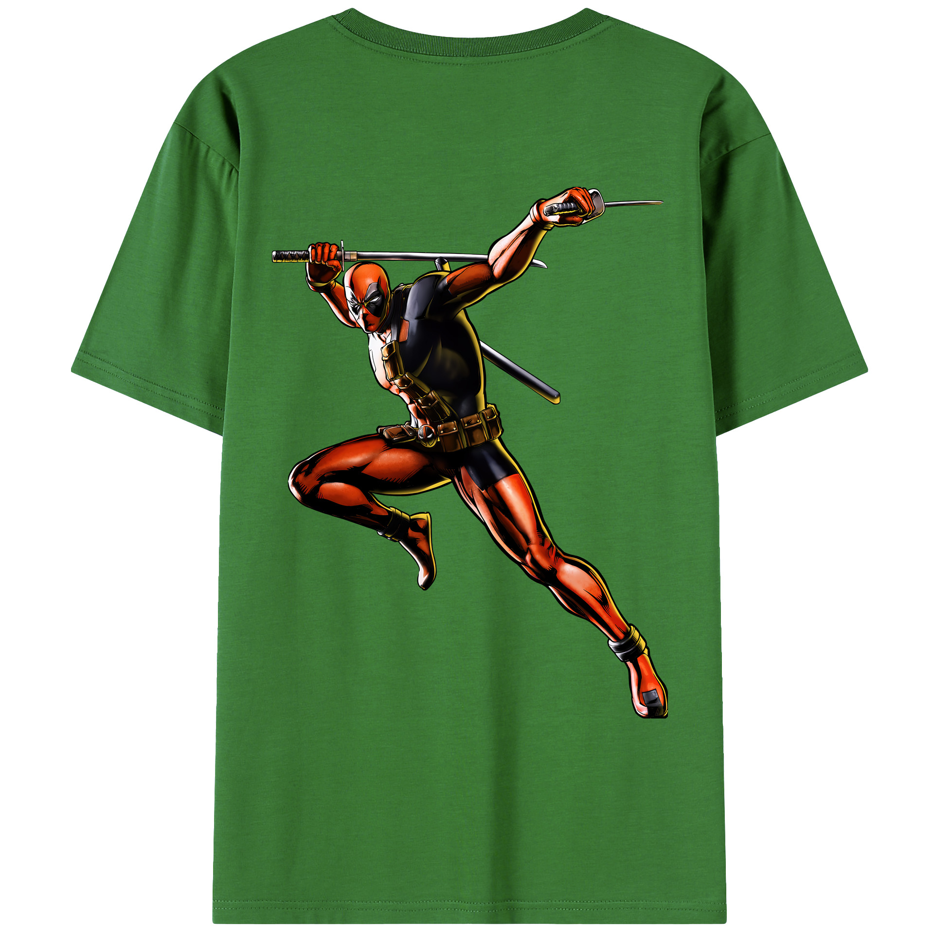（画像用） Deadpool デッドプール レディース半袖Tシャツ(バックプリント)